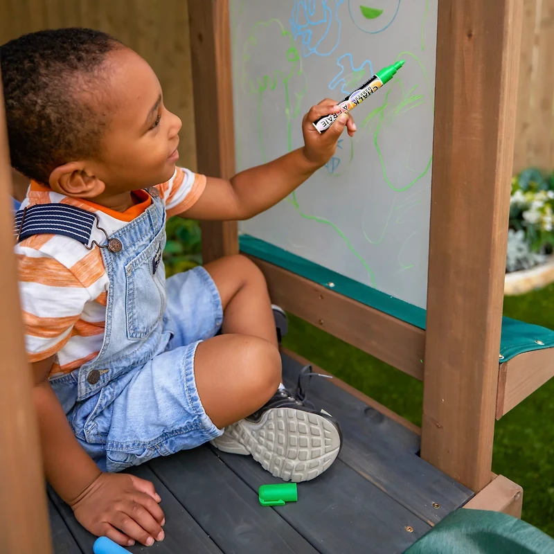 KidKraft Wilderness Point Wood Swing Set