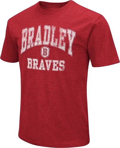 Colosseum Athletics Men's Bradley University Team Arch Playbook T-shirt