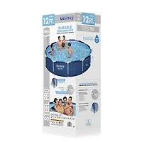 Bestway Steel Pro 12 ft x 30 in Above Ground Pool Set