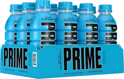 Prime 16 oz Blue Raspberry Hydration Drink 12-Pack