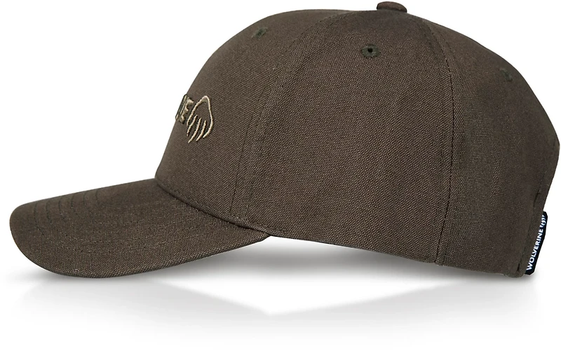 Wolverine Adults' Embroidered Heavy Duty Canvas Logo Adjustable Cap