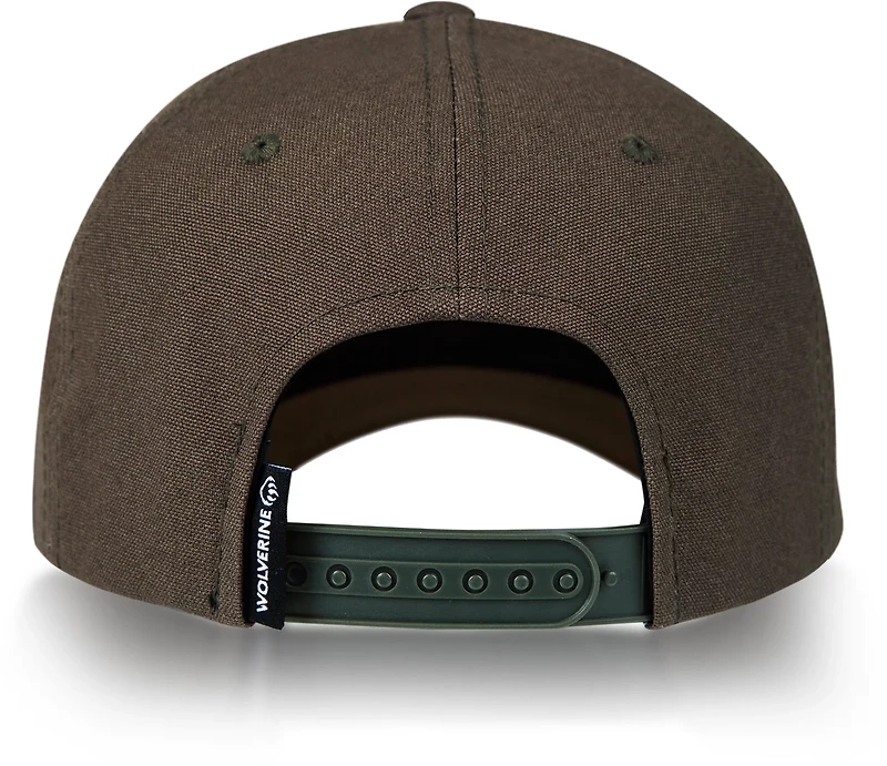 Wolverine Adults' Embroidered Heavy Duty Canvas Logo Adjustable Cap