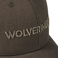 Wolverine Adults' Embroidered Heavy Duty Canvas Logo Adjustable Cap