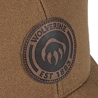 Wolverine 1883 Leather Patch Heavy Duty Canvas Adjustable Cap