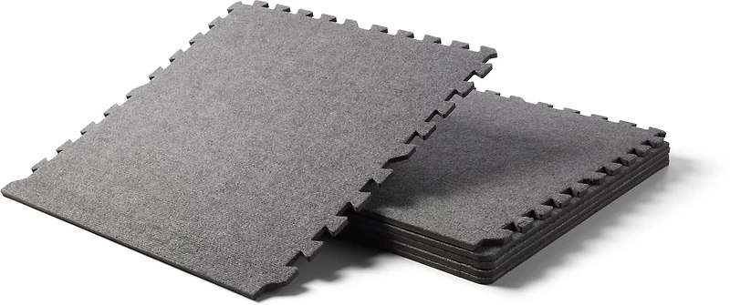 CAP Barbell BCG Carpeted Foam Flooring Tile 6-Pack