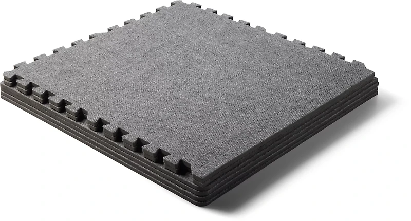 CAP Barbell BCG Carpeted Foam Flooring Tile 6-Pack
