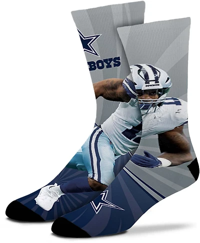For Bare Feet Kids' Dallas Cowboys Micah Parsons 11 Record Breaker Crew Socks