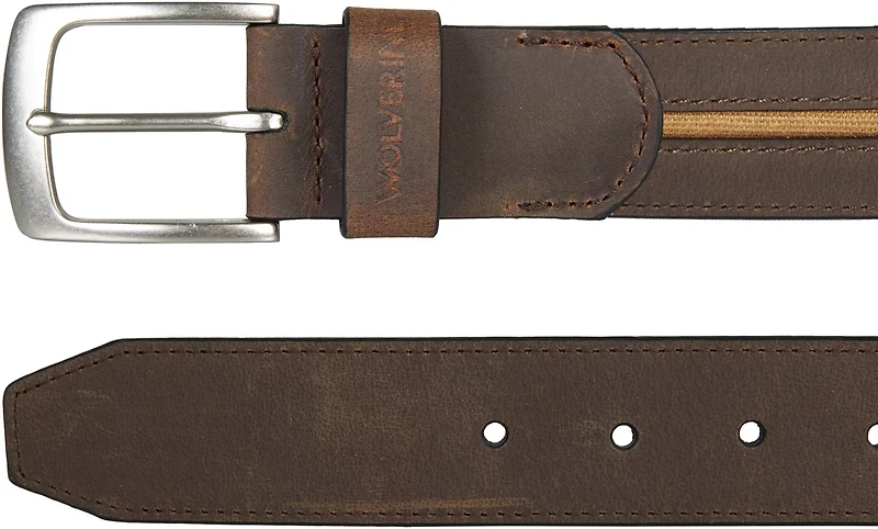 Wolverine Men's Canvas and Leather Belt