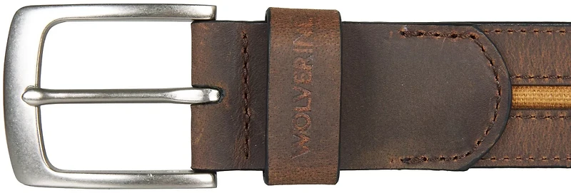 Wolverine Men's Canvas and Leather Belt