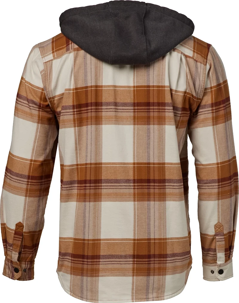 Carhartt Men's Rugged Flex Flannel Fleece Lined Hooded Shirt Jacket
