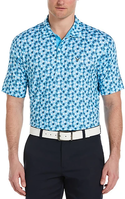 Callaway Men's All Over Flamingo Polo Shirt