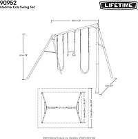Lifetime Kids Swing Set