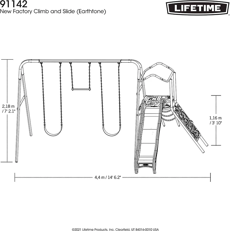 Lifetime Climb & Slide Playset