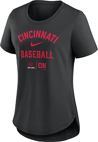 Nike Men's Cincinnati Reds City Connect Tri-Blend Short Sleeve T-shirt
