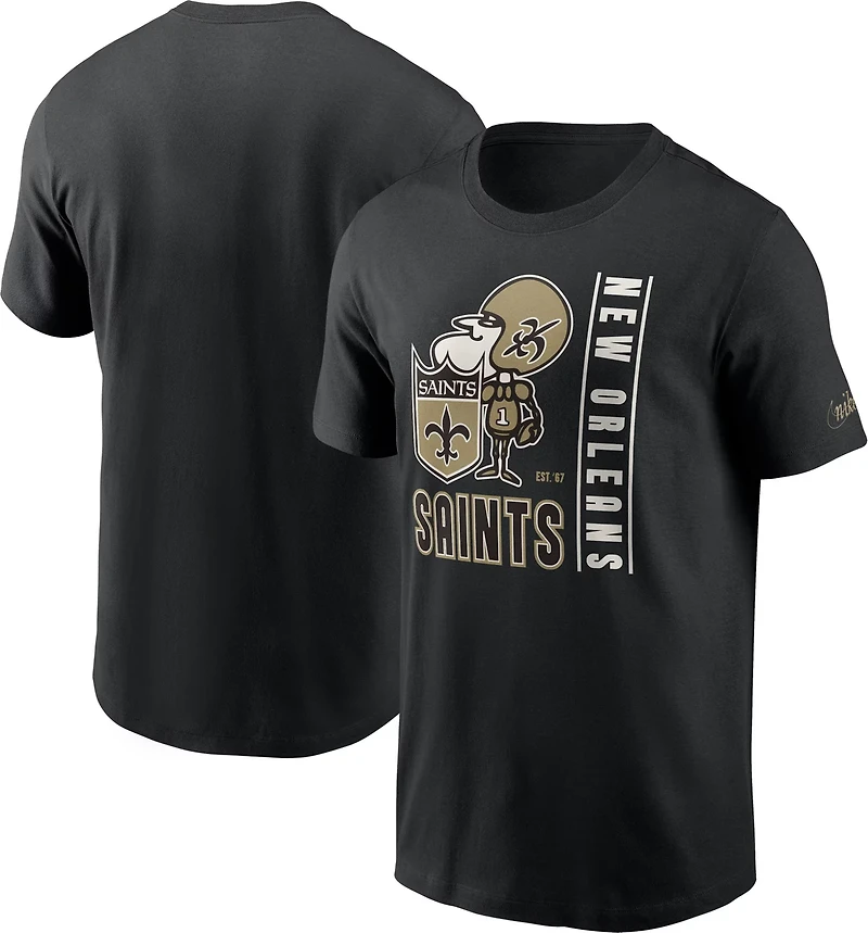 Nike Men's New Orleans Saints Lockup Essential Graphic T-shirt