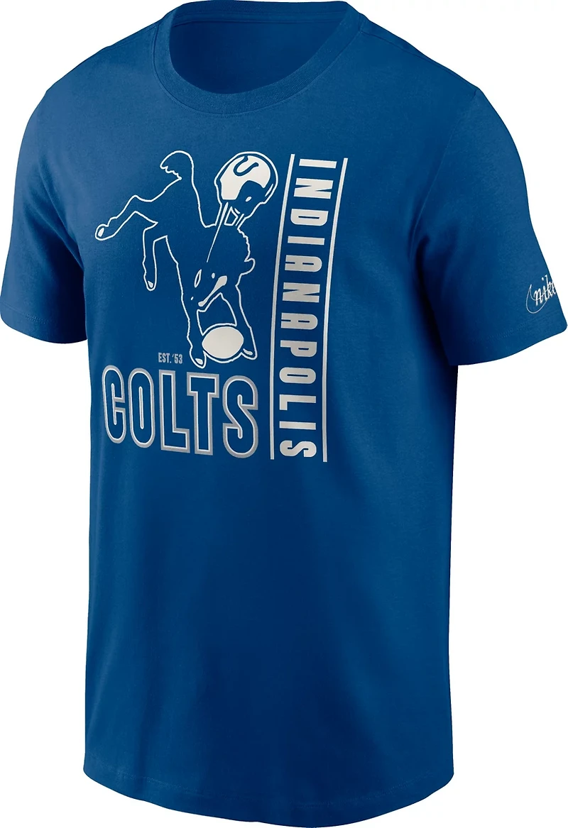 Nike Men's Indianapolis Colts Lockup Essential Graphic T-shirt