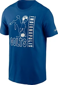 Nike Men's Indianapolis Colts Lockup Essential Graphic T-shirt