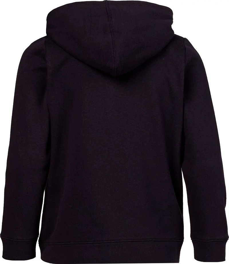 BCG Girls' Solid Cotton Fleece Full-Zip Hoodie