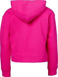 BCG Girls' Cotton Fleece Heart GFX Hoodie