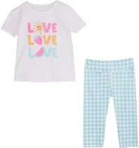 BCG Toddler Girls' Love Leggings And T-shirt Set