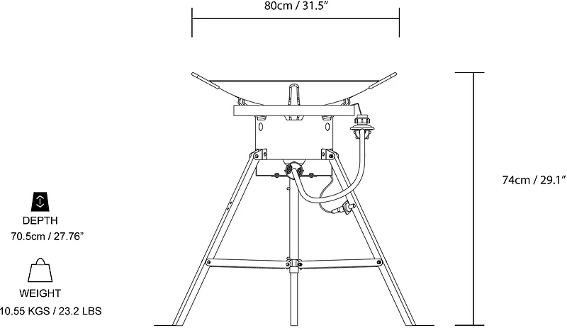 Outdoor Gourmet Multifunction Cooker