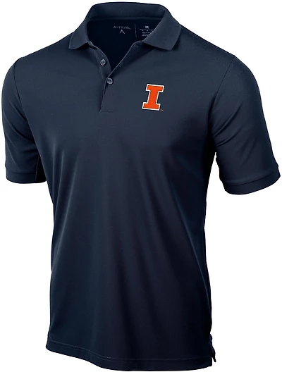 Antigua Men's University of Illinois Legacy Pique Polo Shirt