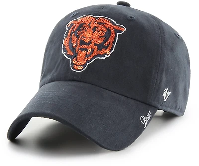 '47 Women's Chicago Bears Sparkle Team Color Clean Up Cap