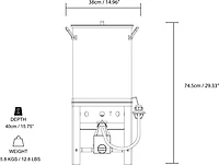 Outdoor Gourmet 30 qt Turkey Fryer Kit