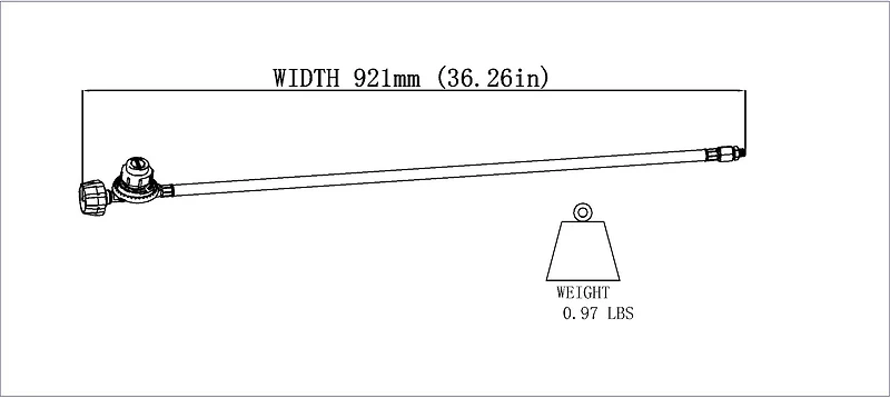 Outdoor Gourmet Stainless Steel Braided Hose
