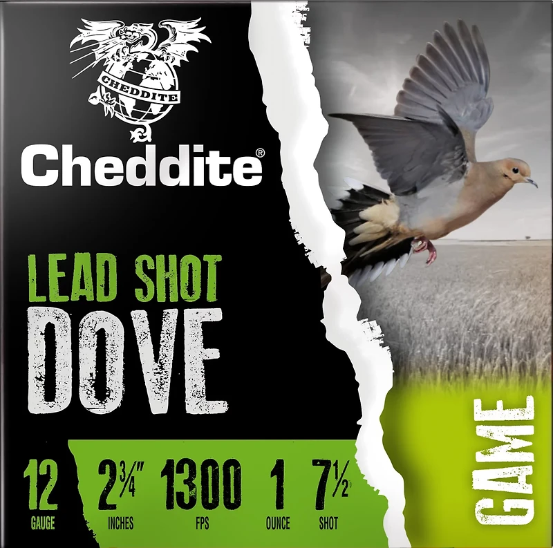 Cheddite Dove and Quail 12 Gauge Shotshells 25-Round