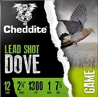 Cheddite Dove and Quail 12 Gauge Shotshells 25-Round
