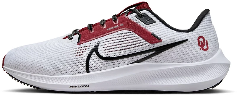 Nike Men's University of Oklahoma Air Zoom Pegasus 40 Running Shoes