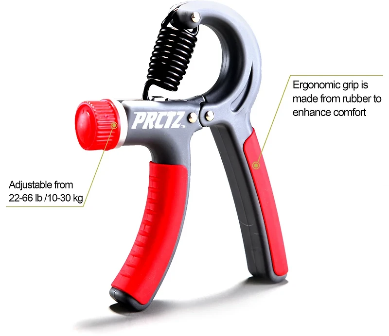 PRCTZ Essential Adjustable Hand Grip Strengthener
