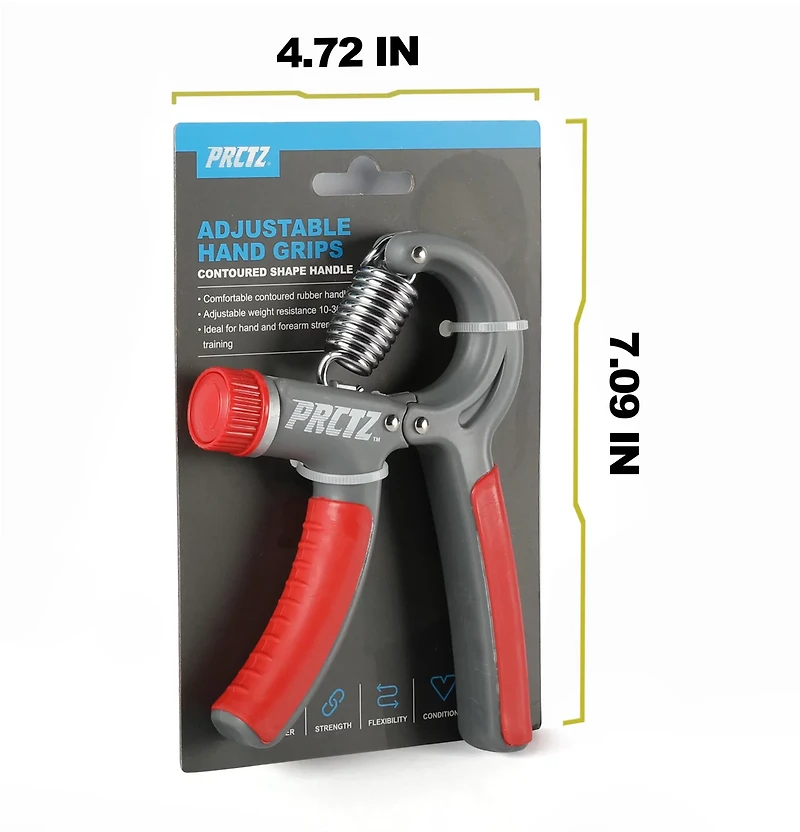 PRCTZ Essential Adjustable Hand Grip Strengthener