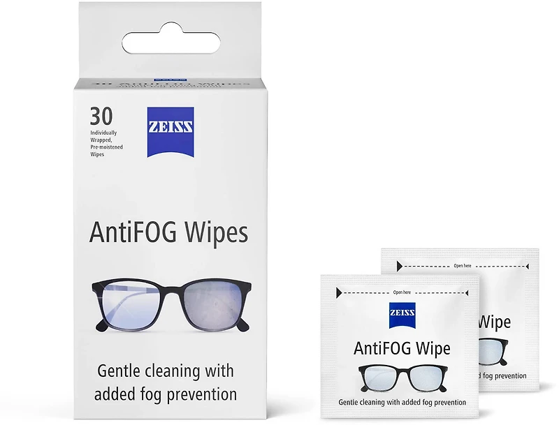 Zeiss Anti-Fog Lens Wipes 30-Pack