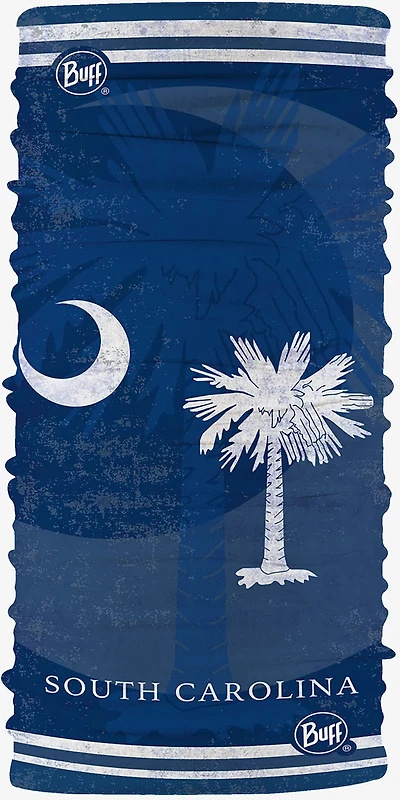 Buff Men's CoolNet UV South Carolina Flag Neck Gaiter