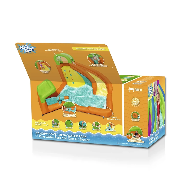 H20GO! Kids' Canopy Cove Inflatable Mega Water Park