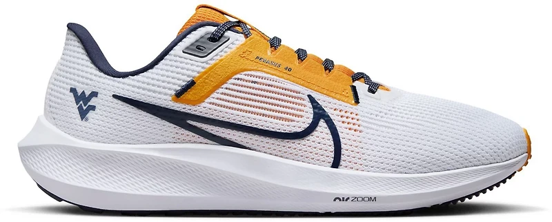 Nike Men's West Virginia University Air Zoom Pegasus 40 Running Shoes
