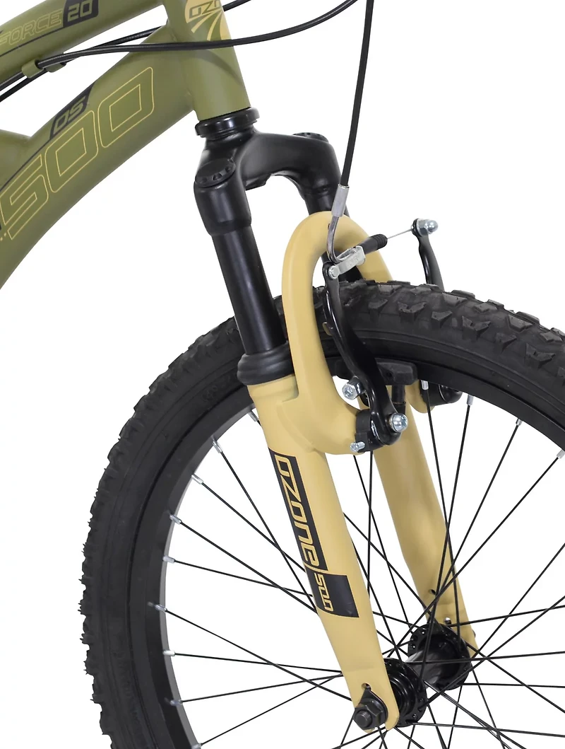 Ozone 500 Boys' Shock Force 20 in 7-Speed Mountain Bike