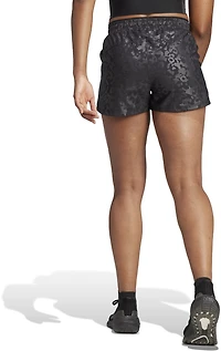 adidas Women's Pacer Woven Deboss Shorts