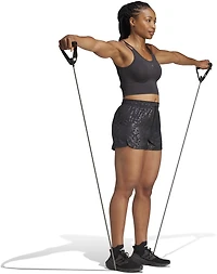 adidas Women's Pacer Woven Deboss Shorts