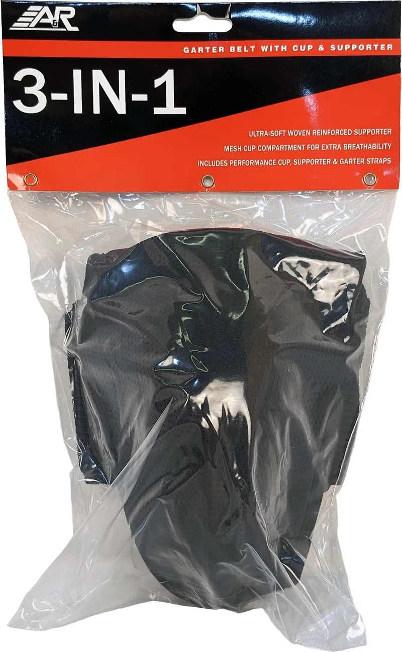A&R Pro-Stock 3-in-1 Garter with Cup and Supporter