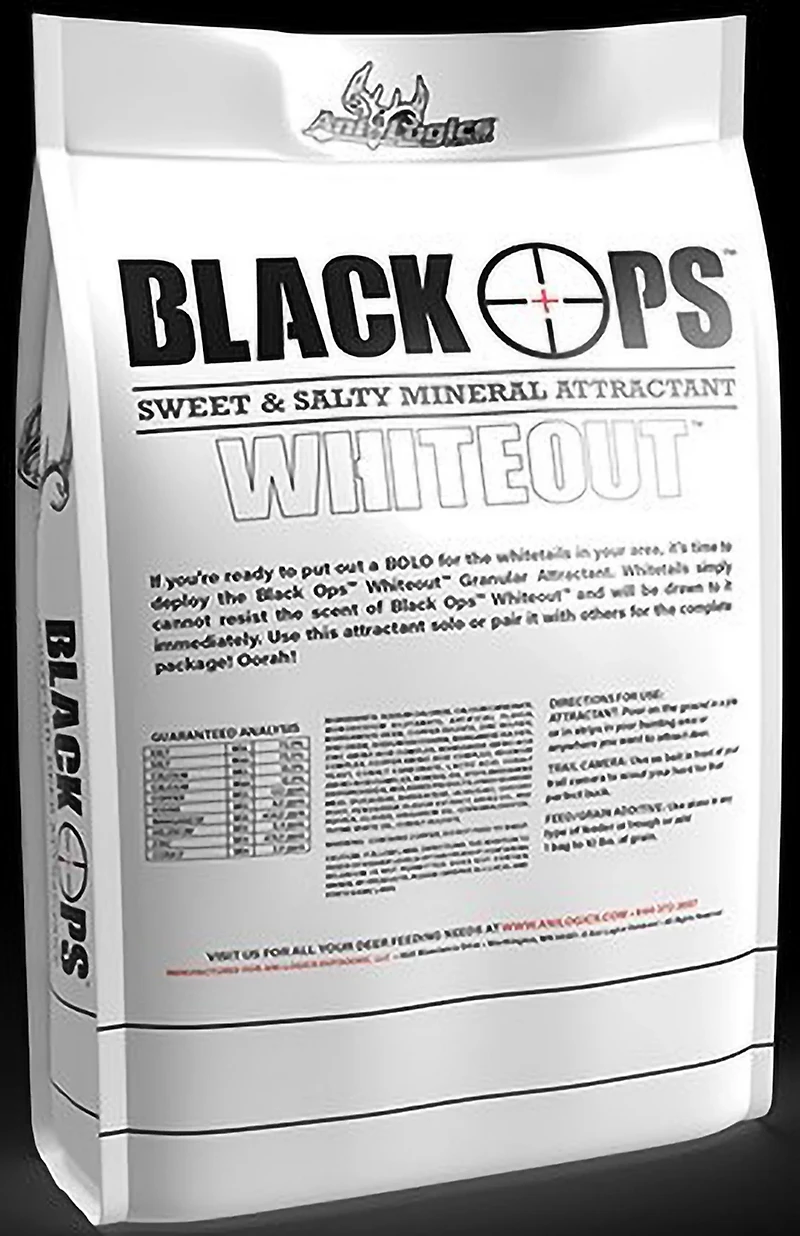 Ani-Logics Black Ops White Out Deer Attractant Powder 6.5lb
