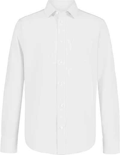 Nautica Boys' 8-20 Synthetic Woven Long Sleeve Shirt