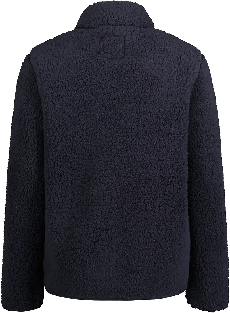 Nautica Boys' Sherpa Fleece Zip Up Jacket