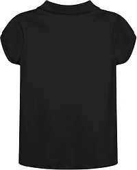 Nautica Girls' 4-6x Interlock Short Sleeve Polo