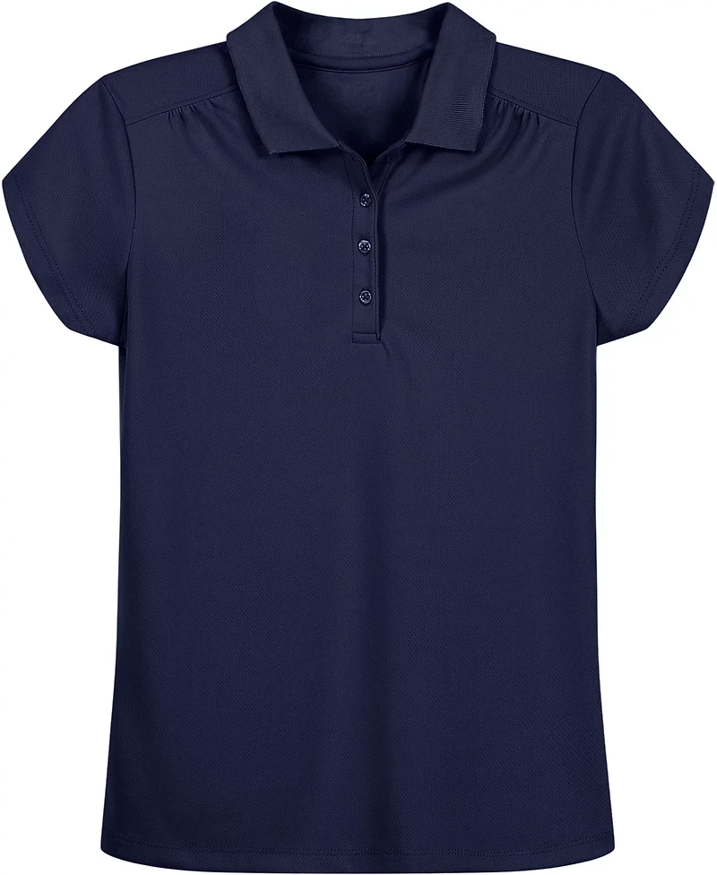 Nautica Girls' Performance Polo Shirt