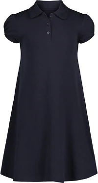 Nautica Girls' 7-16 Interlock High-Low Polo Dress