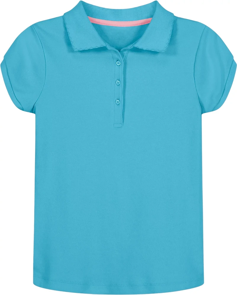Nautica Girls' 7-16 Interlock Polo Shirt