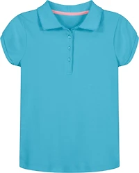 Nautica Girls' 7-16 Interlock Polo Shirt
